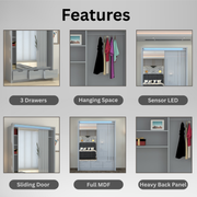 Elara Sliding Door Wardrobe